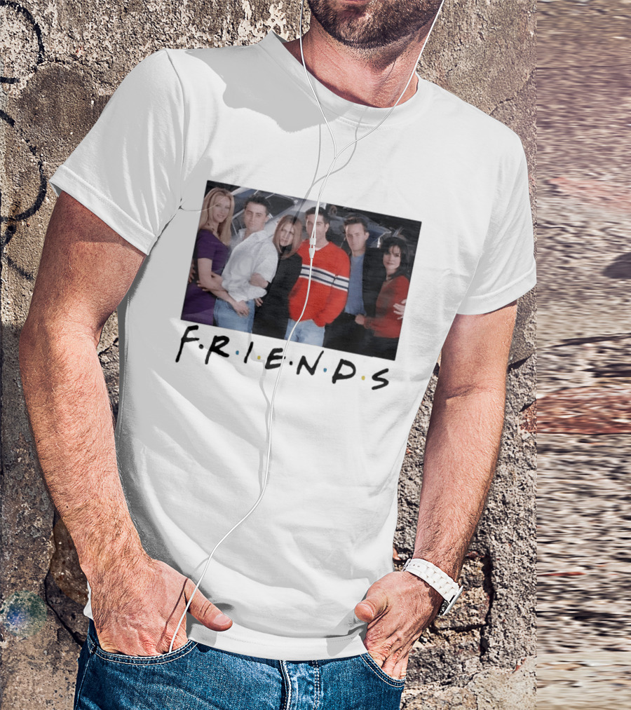 Friends Cast Group 90s Sitcom Rachel Green T-Shirt