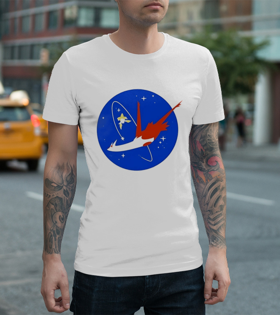 Latios And Latias Space Mission Pokemon T-Shirt