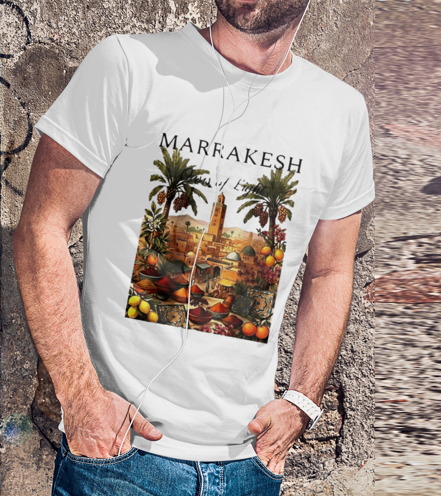 Marrakesh Oasis Of Light Noise Spices And Good Vibes T-Shirt