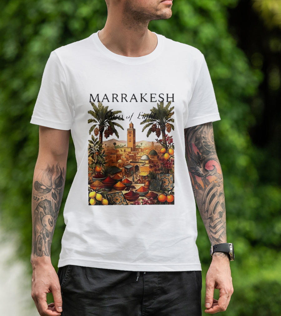 Marrakesh Oasis Of Light Noise Spices And Good Vibes T-Shirt