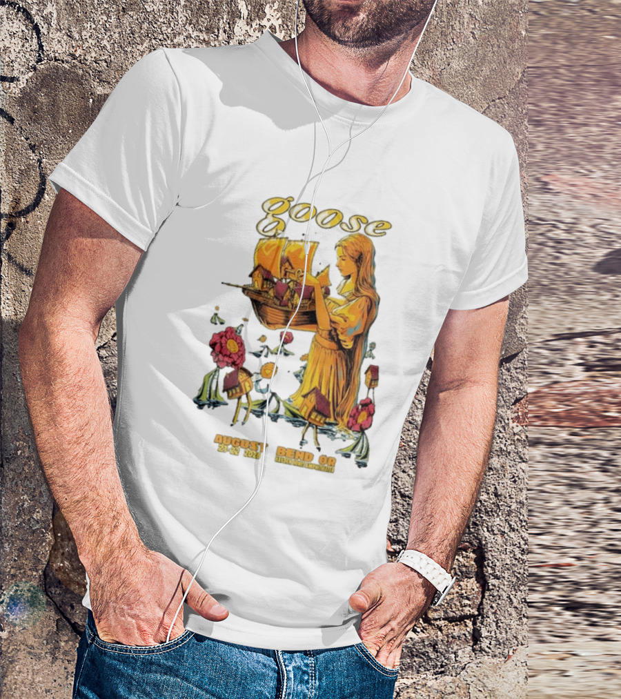 Goose Bend OR August 21 22 2026 Tour Goose Interdimensional Pizza Event T-Shirt