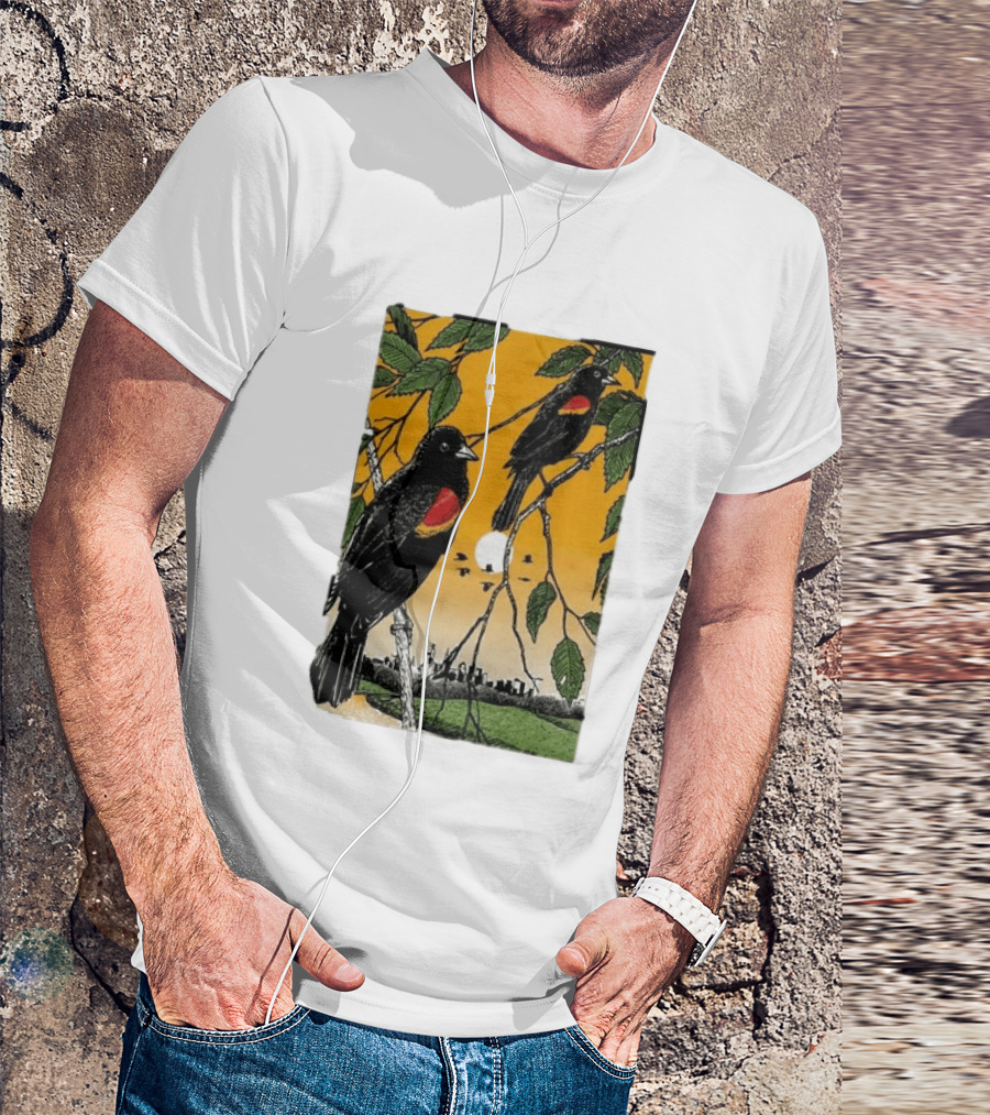 Gregory Alan Isakov Philadelphia August 21 2026 Red Winged Blackbirds City Skyline T-Shirt
