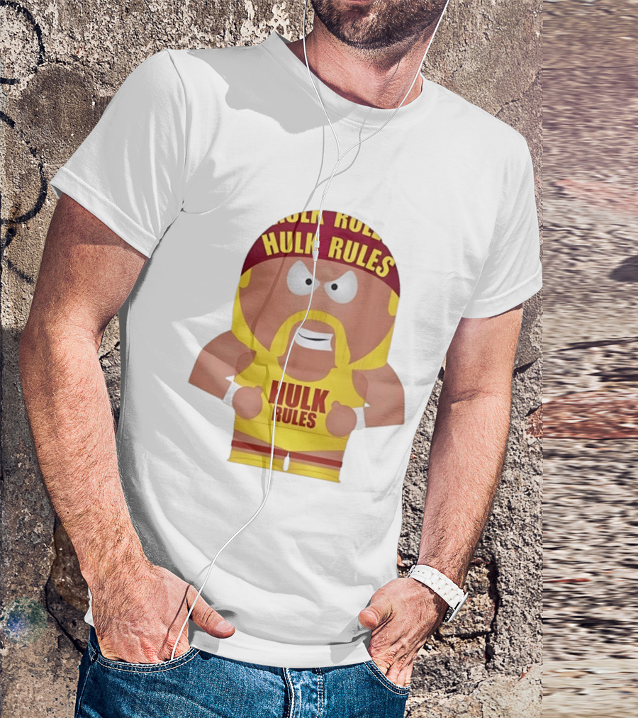Hulk Hogan South Park Style Hulk Rules Wrestling T-Shirt