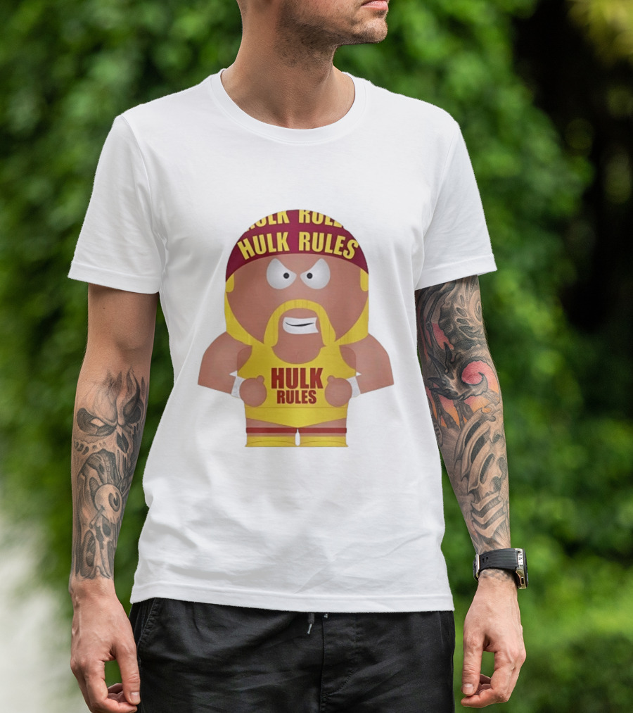 Hulk Hogan South Park Style Hulk Rules Wrestling T-Shirt