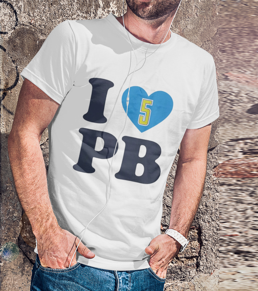 I Love Heart 5 PB Sports T-Shirt
