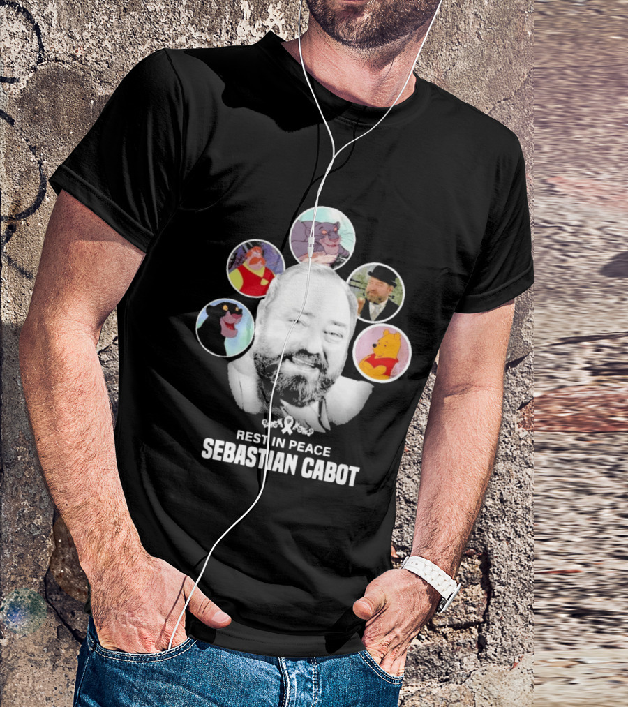 Rest In Peace Sebastian Cabot Disney Characters T-Shirt