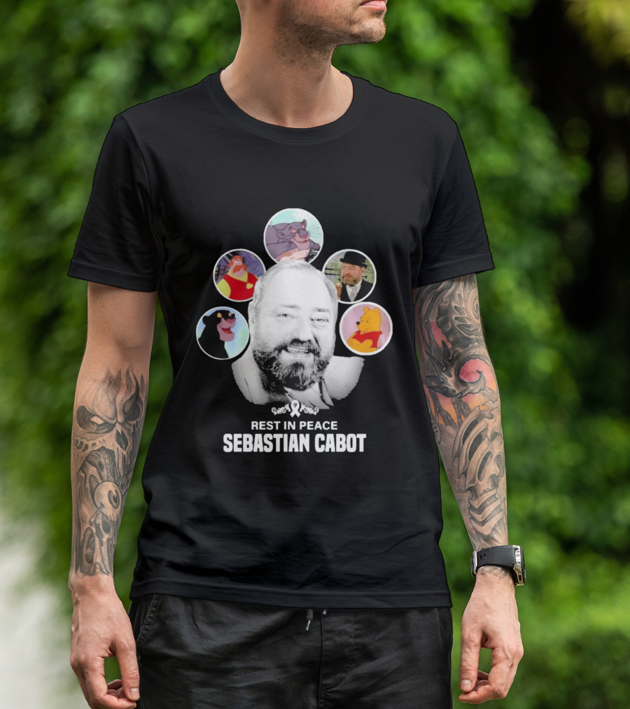 Rest In Peace Sebastian Cabot Disney Characters T-Shirt