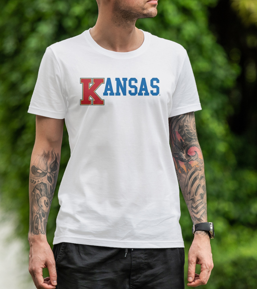Kansas Jayhawks NCAA College Basketball KANSAS T-Shirt
