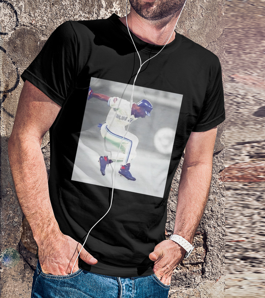 Joe Carter Toronto Blue Jays Baseball Jump Celebration T-Shirt