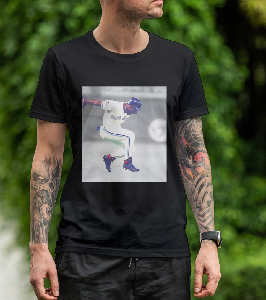Joe Carter Toronto Blue Jays Baseball Jump Celebration T-Shirt