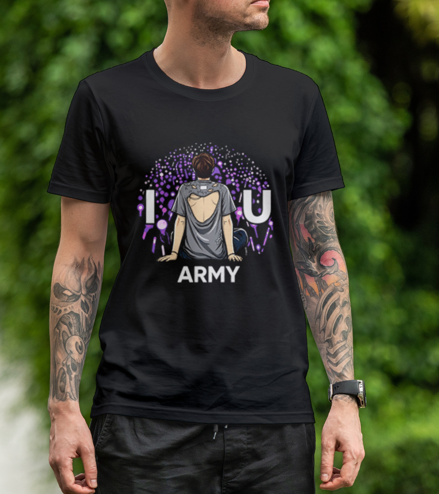 Joonie I Love You ARMY Concert Lights Fan T-Shirt