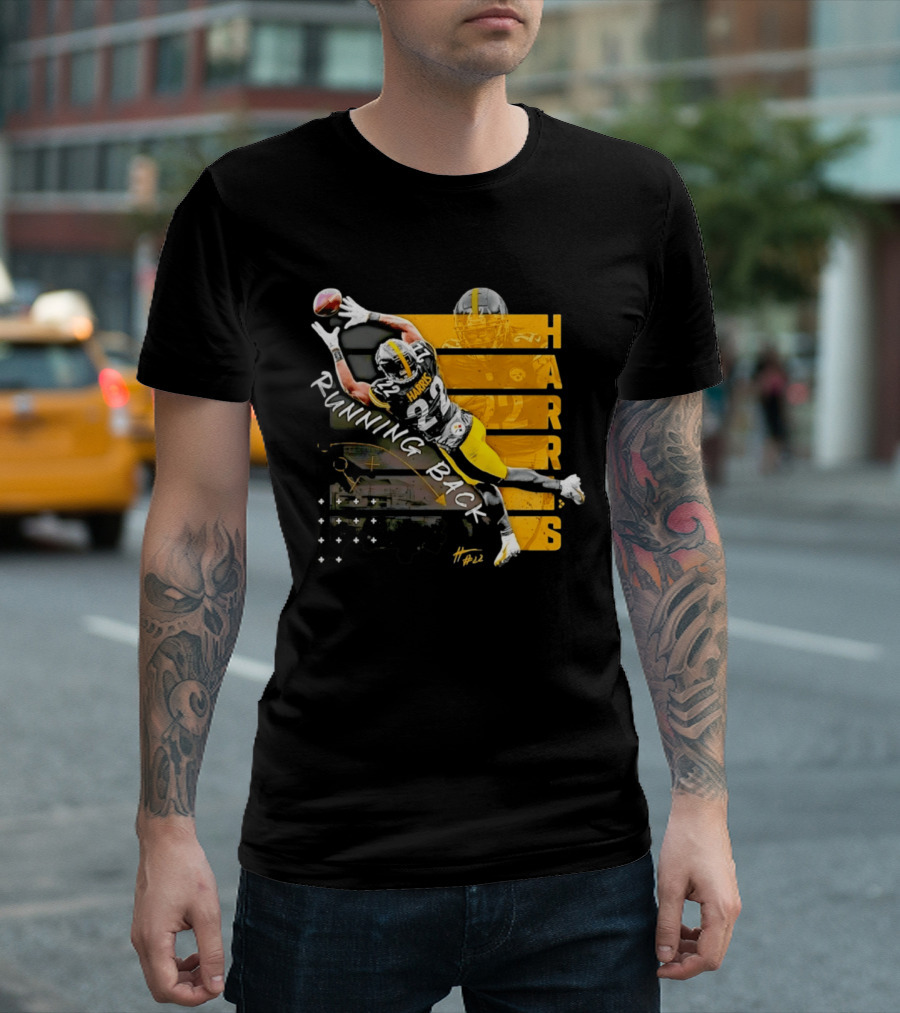 Najee Harris 22 Pittsburgh Running Back Steelers Football T-Shirt