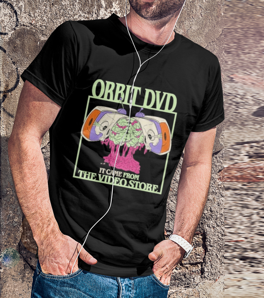 Orbit DVD It Came From The Video Store Halloween 2026 T-Shirt