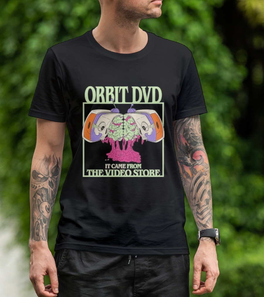 Orbit DVD It Came From The Video Store Halloween 2026 T-Shirt