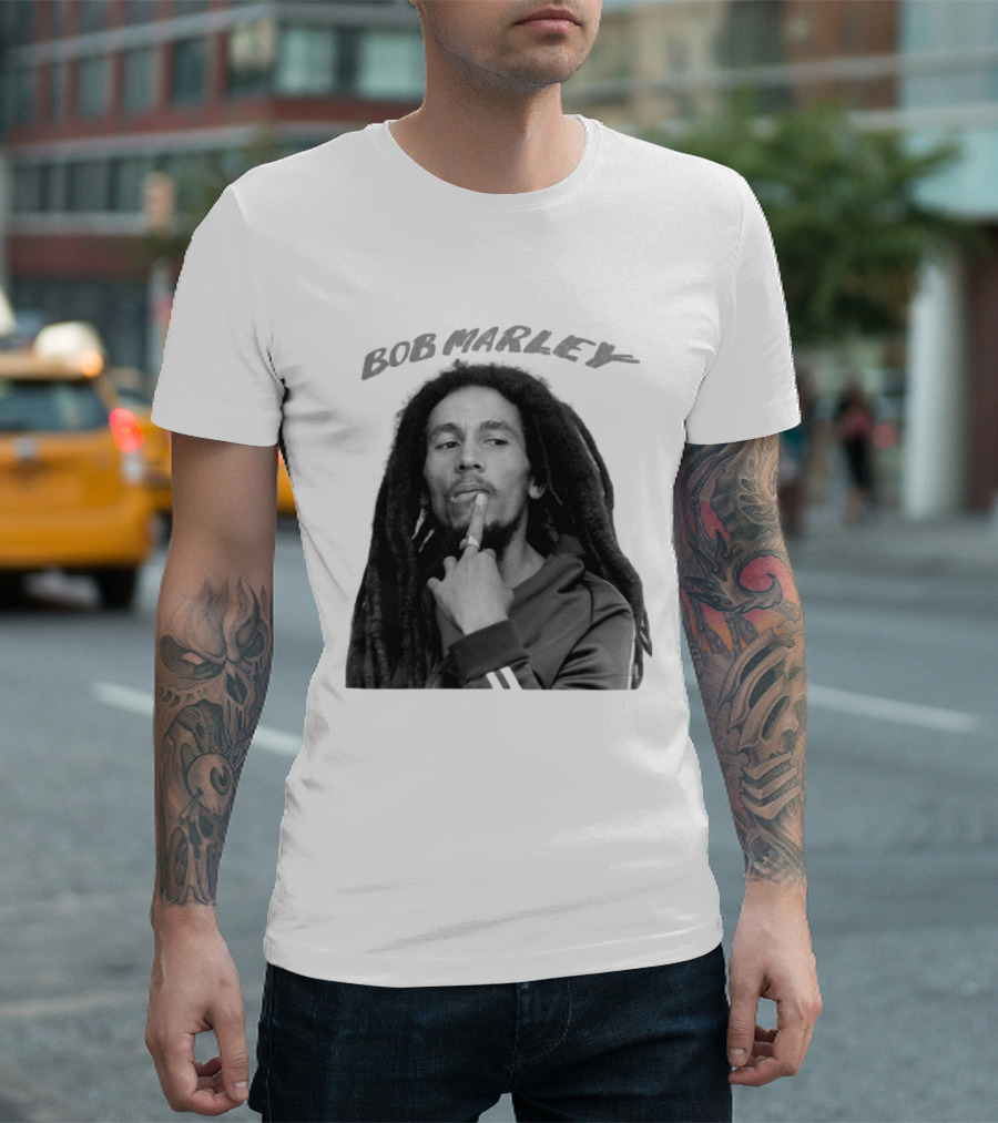 Bob Marley Iconic Pose Jumbo T-Shirt