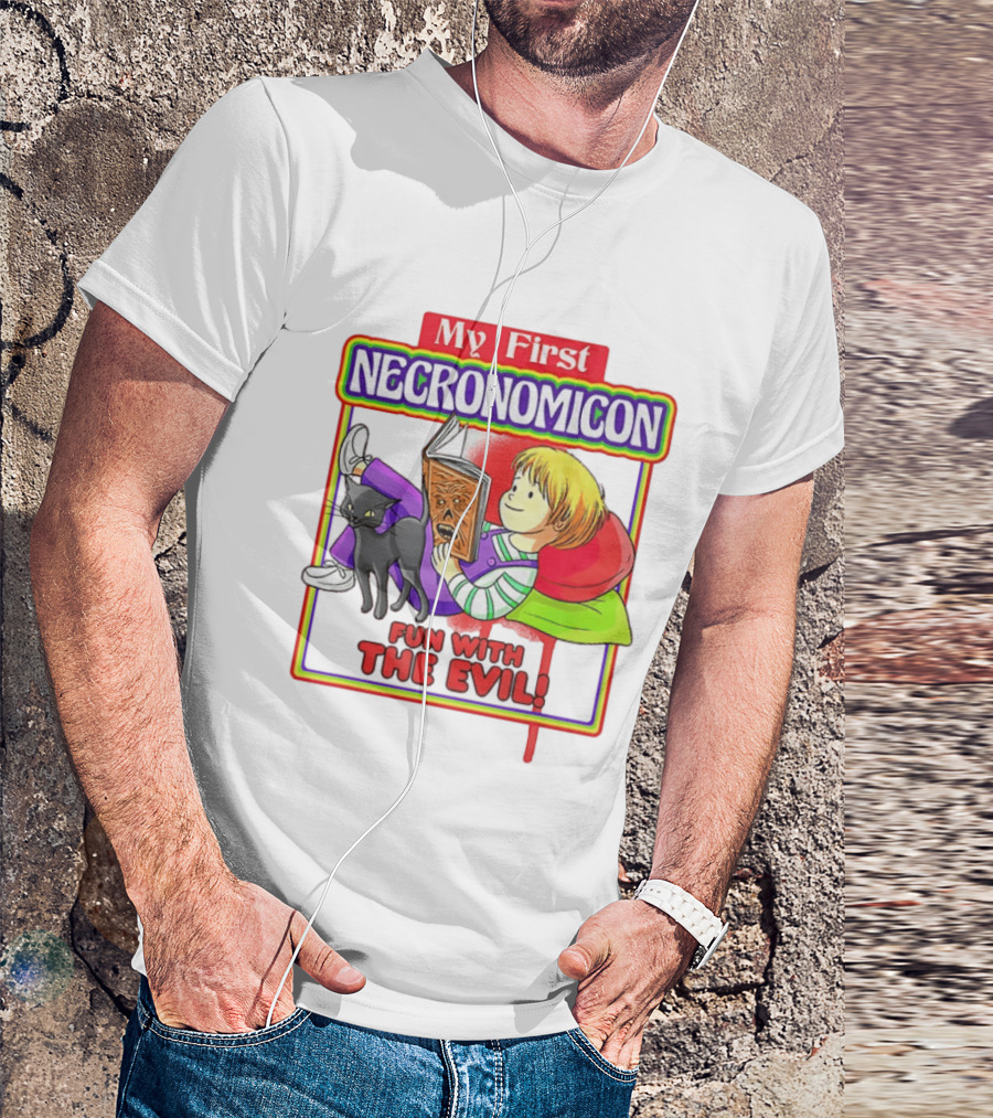 My First Necronomicon Fun With The Evil Dead Necronomicon Ash Williams T-Shirt