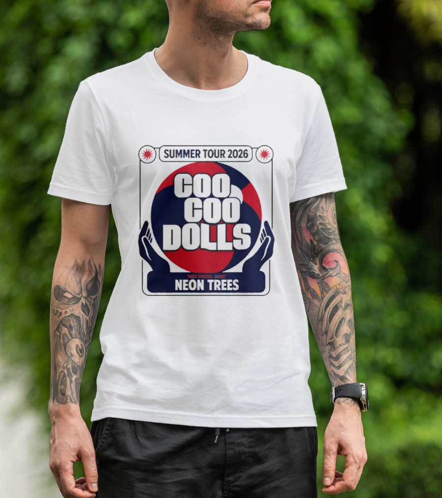 Coo Coo Dolls Summer Tour 2026 Featuring Neon Trees Concert Event T-Shirt