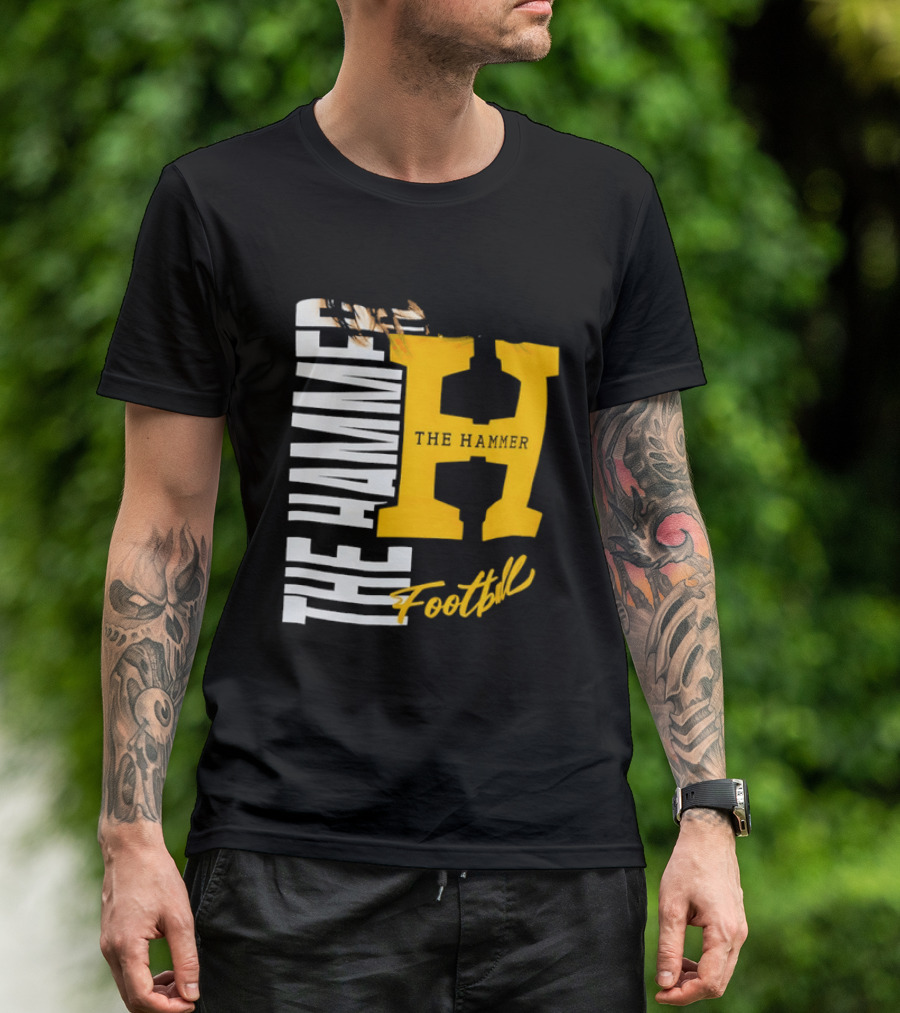 The Hammer H Athletic Football Team T-Shirt
