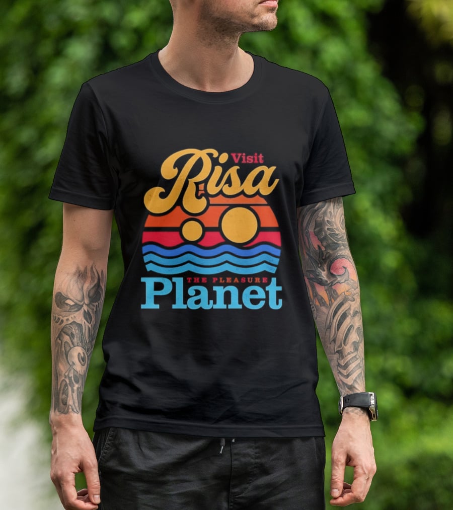 Visit Risa The Pleasure Planet Sci Fi Space Travel Adventure T-Shirt