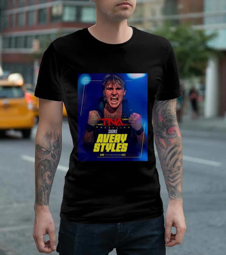 TNA Wrestling Signs Avery Styles Phenomenal Son T-Shirt
