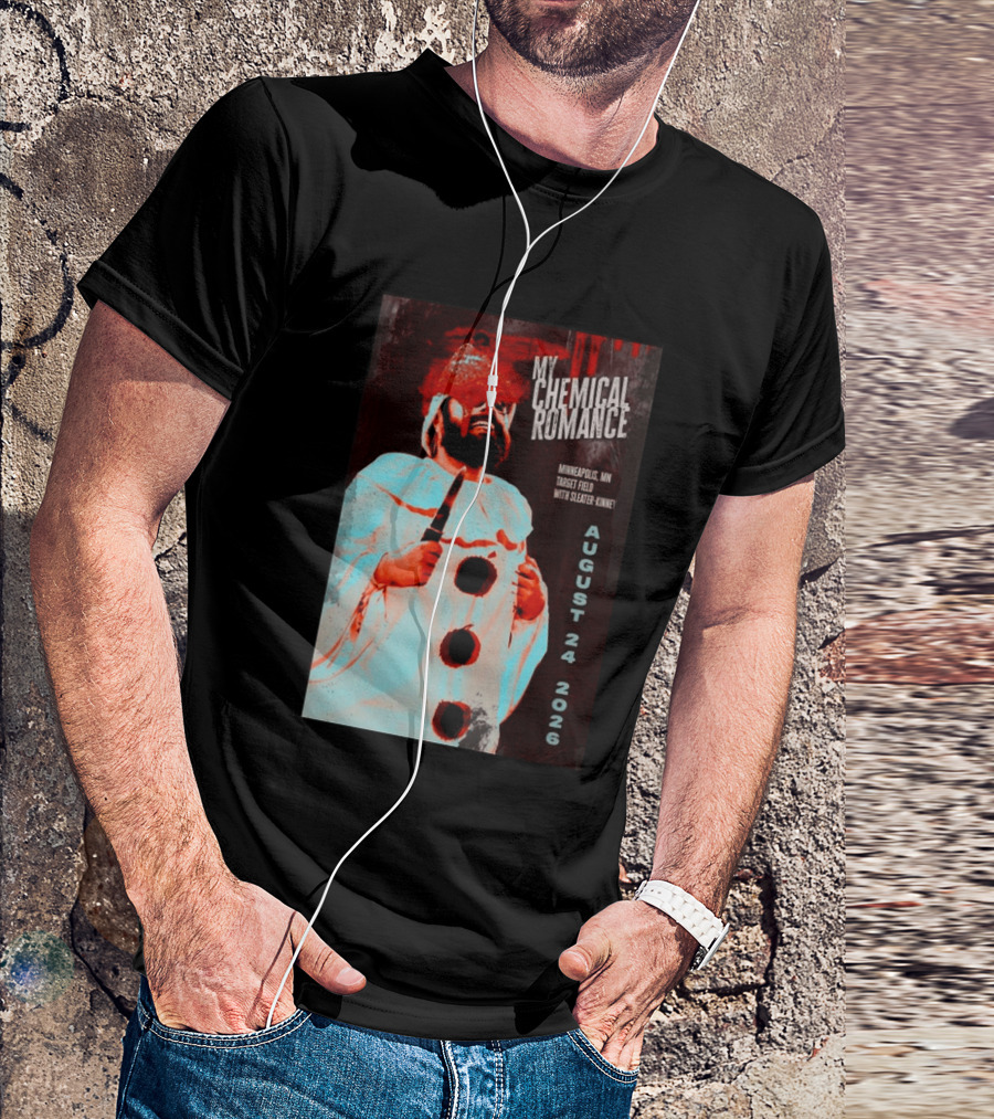 My Chemical Romance Minneapolis MN Target Field August 24 2026 With Sleater Kinney T-Shirt