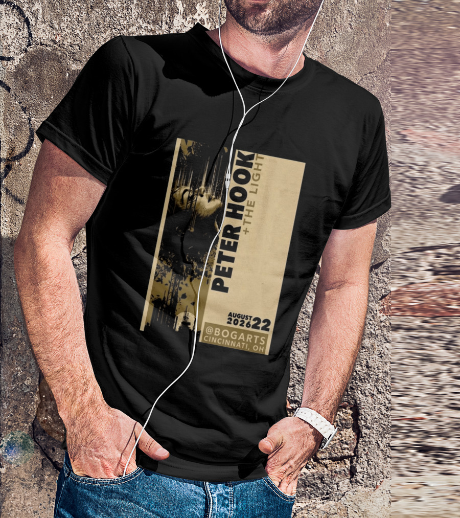 Peter Hook And The Light Live At Bogarts Cincinnati 2026 T-Shirt