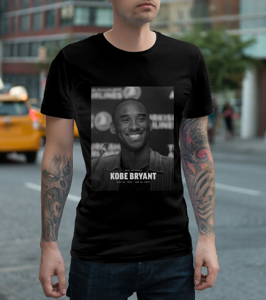 Rest In Peace Kobe Bryant Aug 23 1978 Jan 26 2020 T-Shirt
