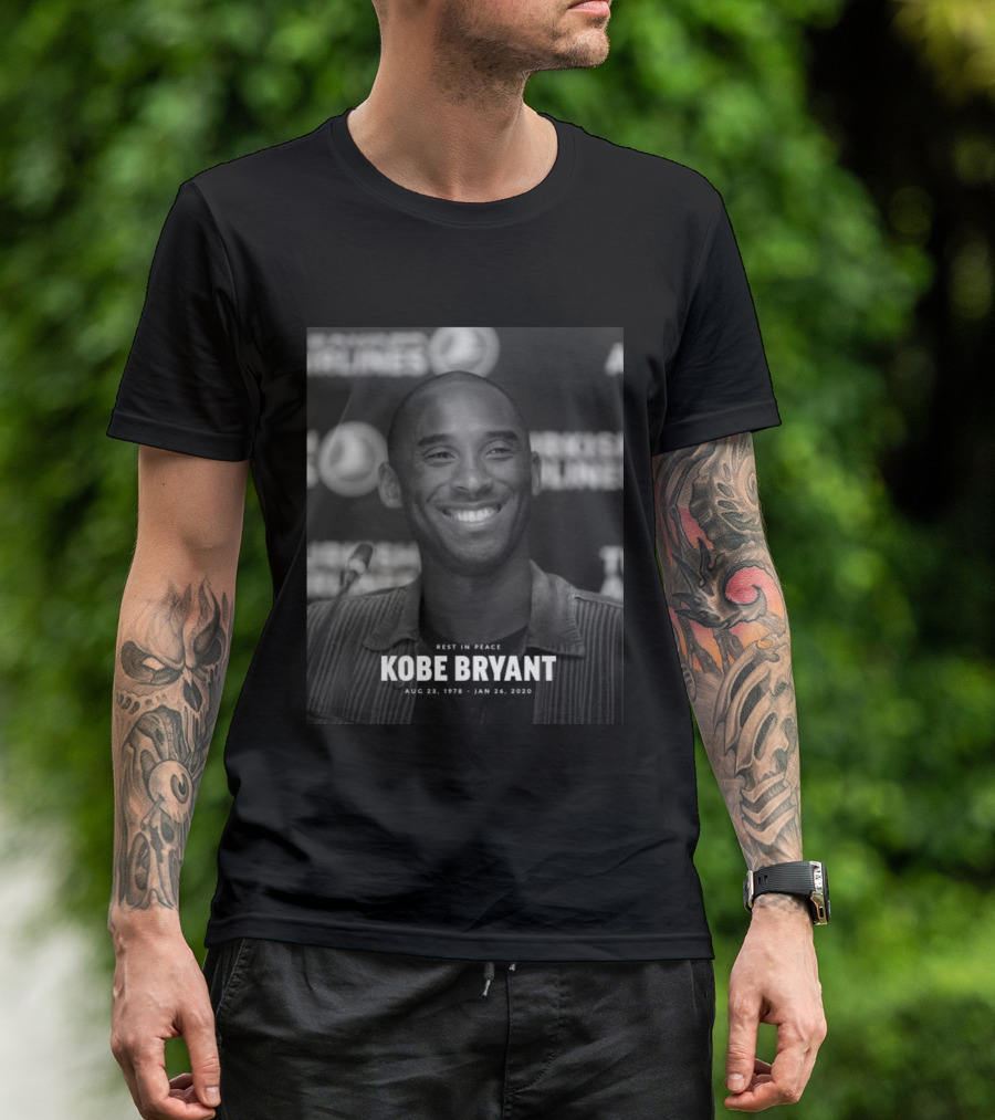 Rest In Peace Kobe Bryant Aug 23 1978 Jan 26 2020 T-Shirt