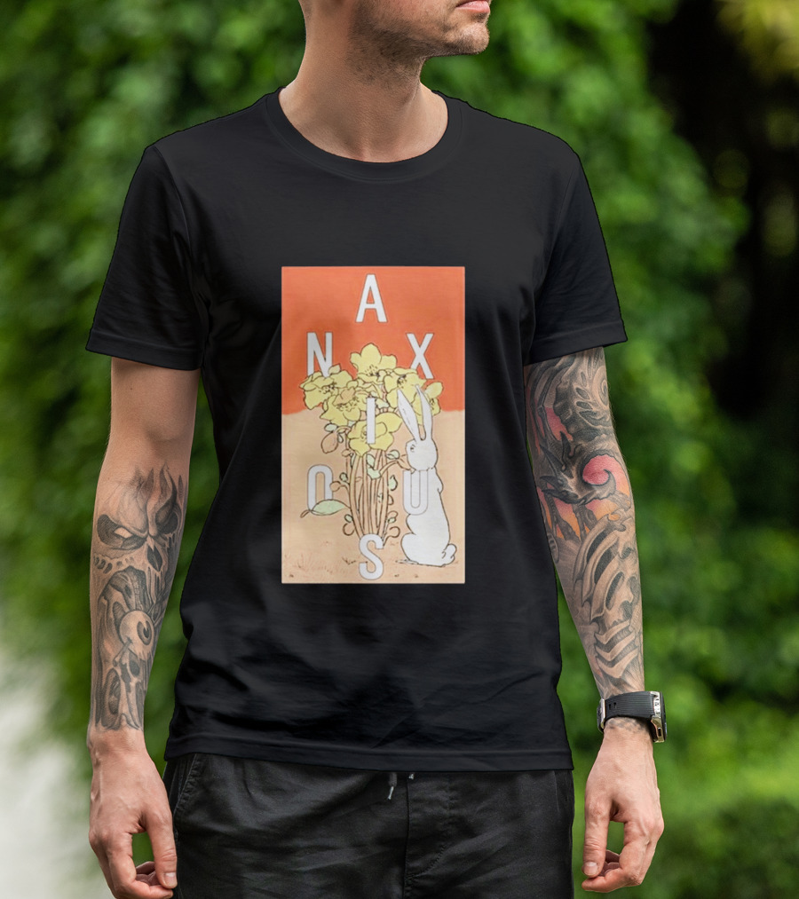 Anxious Tour 2026 Bouquet And Rabbit Summer Fall T-Shirt