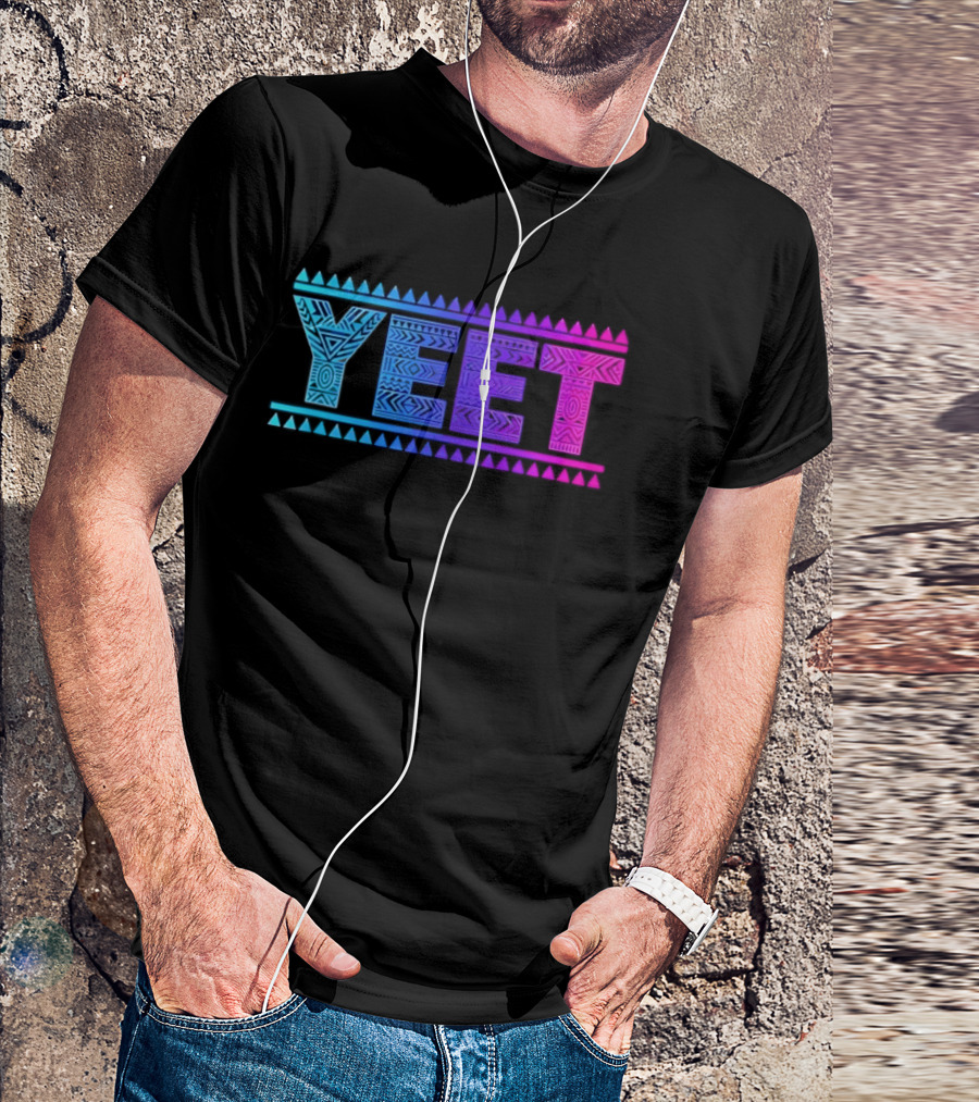 YEET Tribal Slang Gradient T-Shirt