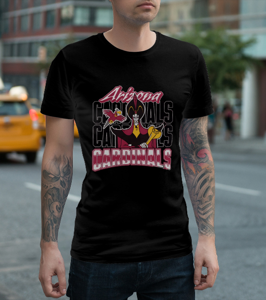 Arizona Cardinals Jafar Iago Disney T-Shirt