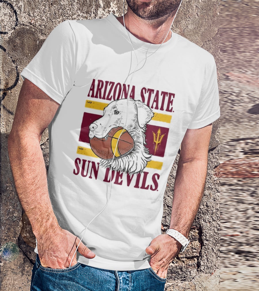 Arizona State Sun Devils Dog Football Team Spirit T-Shirt