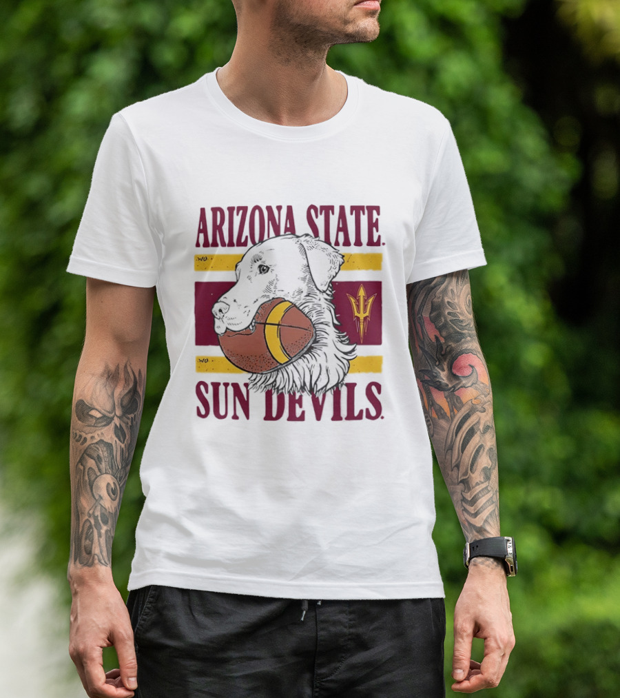 Arizona State Sun Devils Dog Football Team Spirit T-Shirt
