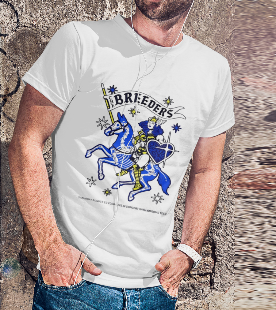 Saturday August 22 2026 The Breeders Live In Concert With Special Guest Imperial Teen T-Shirt