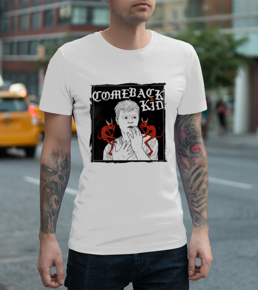Comeback Kid Grey The Wrong Side Store Unique Artistic T-Shirt