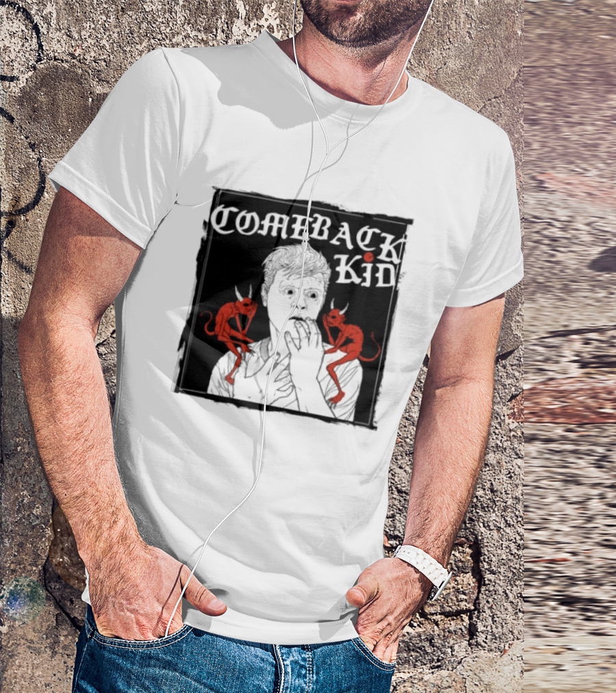 Comeback Kid Grey The Wrong Side Store Unique Artistic T-Shirt