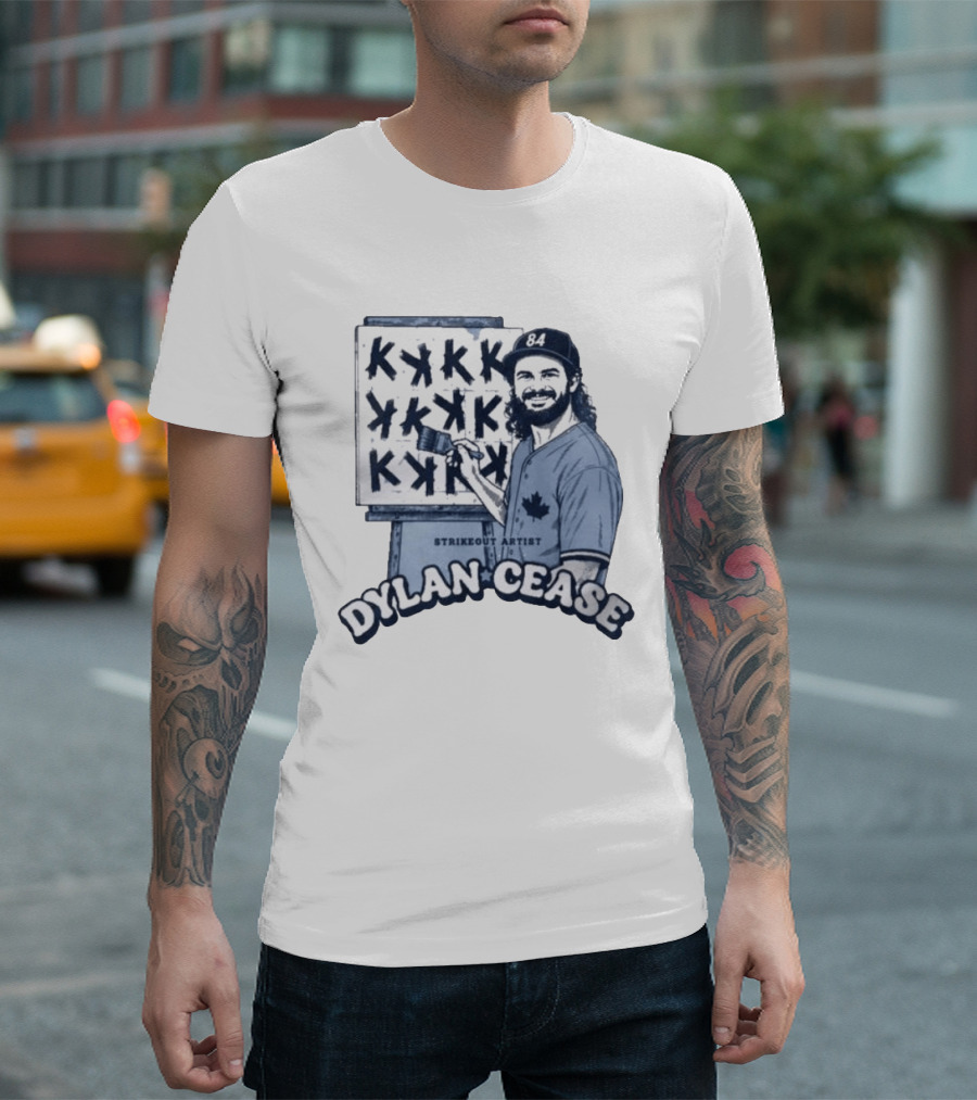 Dylan Cease Strikeout Artist Happy Little K's Baseball Painting T-Shirt