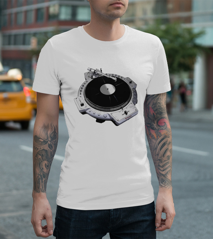 Vestax QFO Turntable Professional DJ Equipment Scratch Mixing T-Shirt