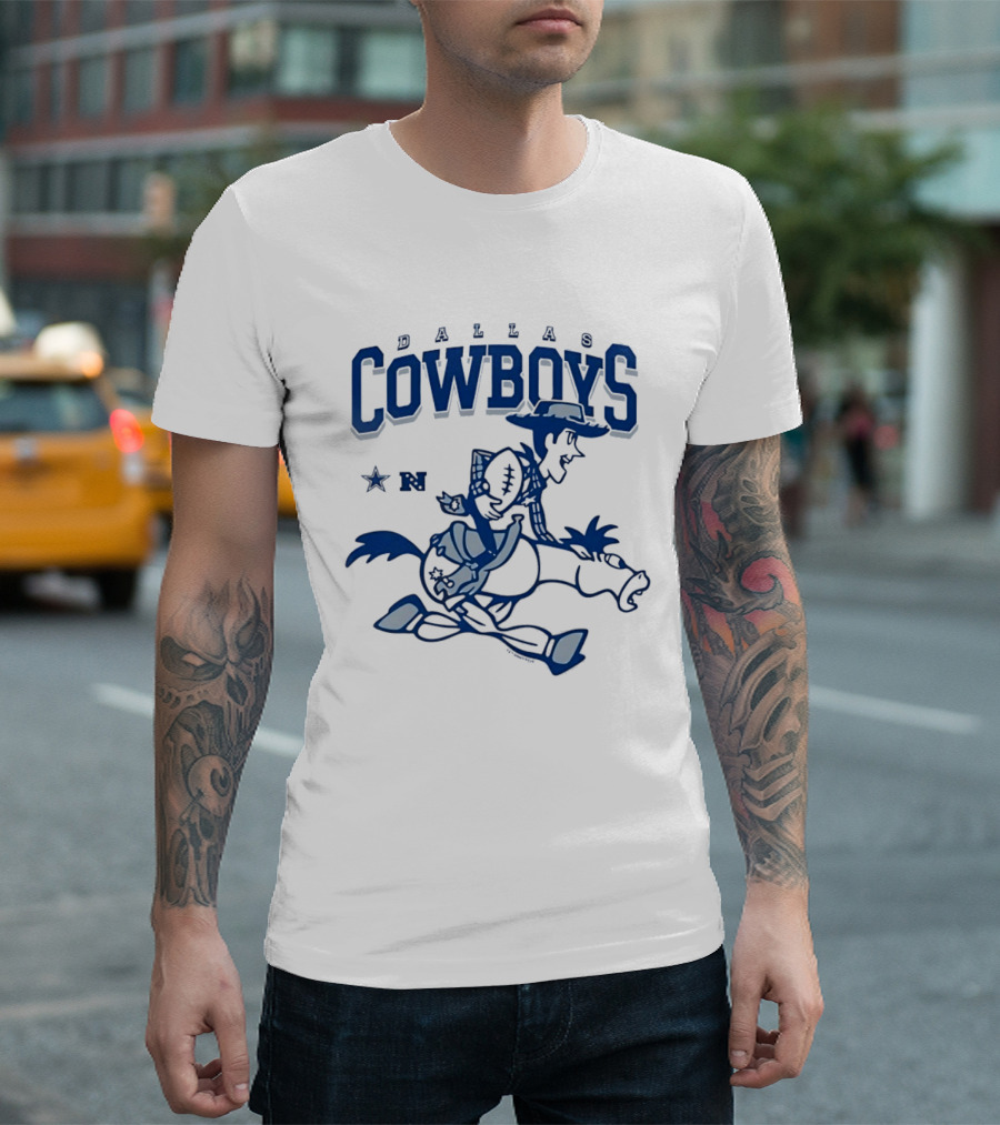 Woody Bullseye Dallas Cowboys Disney Mashup NFC Football T-Shirt