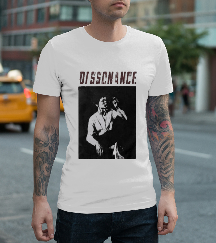 BTS V Taehyung Dissonance Black And White T-Shirt