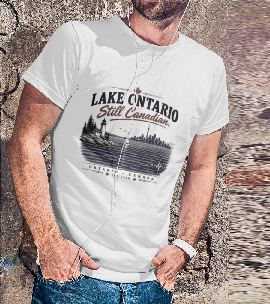 Lake Ontario Still Canadian Classic Canada Since 1812 T-Shirt