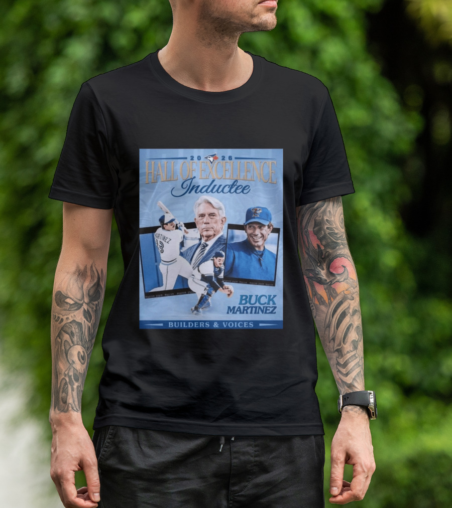 2026 Hall Of Excellence Inductee Buck Martinez Builders & Voices T-Shirt
