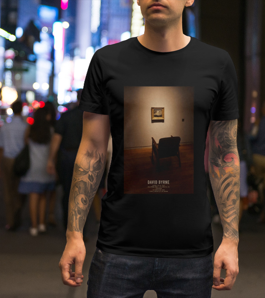 David Byrne Hollywood Pantages Los Angeles August 28 29 2026 Tour Special Guests Joe Byrne T-Shirt