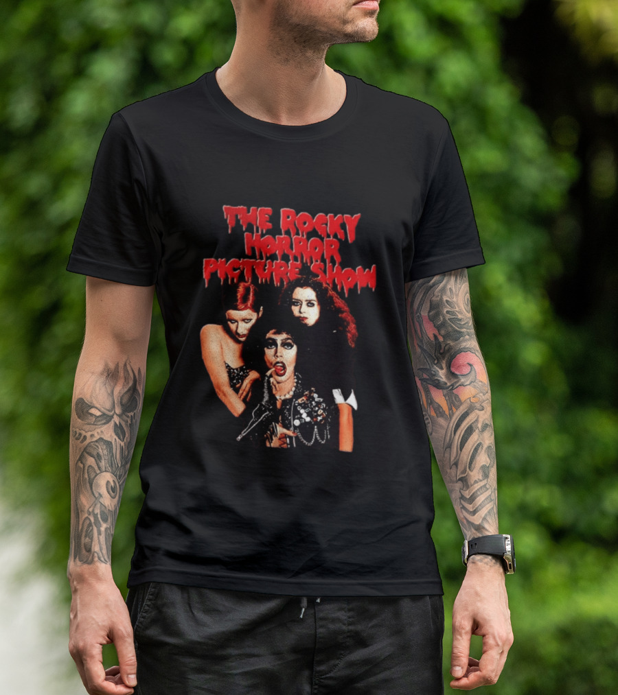 The Rocky Horror Picture Show Dr Frank N Furter Columbia Magenta T-Shirt