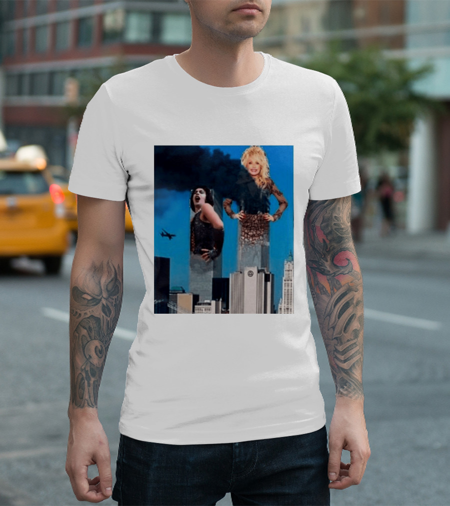 Tim Curry Dolly Parton Twin Towers 9 11 T-Shirt