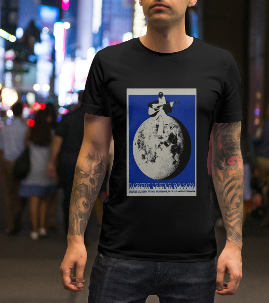 Robert Lester Folsom August 29 2026 Evanston IL Space Concert With Corey Parsons T-Shirt