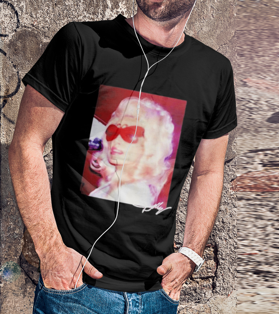 Dolly Parton Iconic Vintage Style With Red Sunglasses T-Shirt