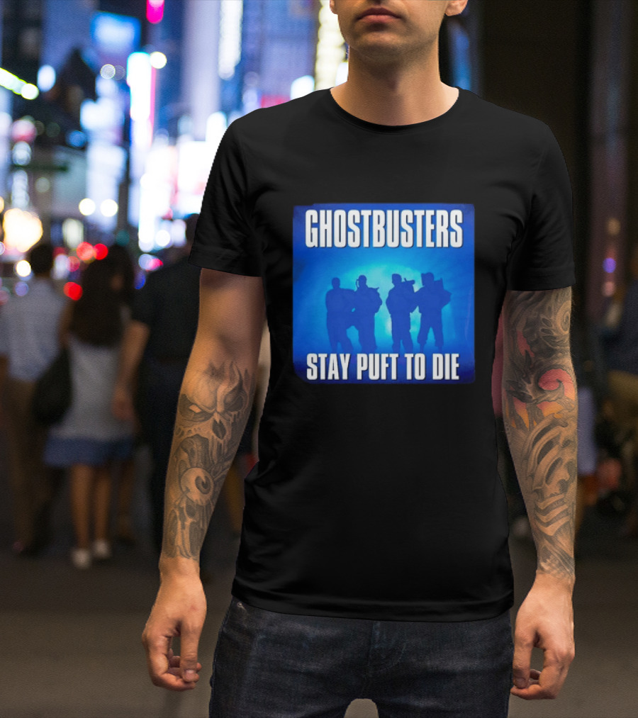 Ghostbusters Stay Puft To Die Marshmallow Man Classic Movie T-Shirt