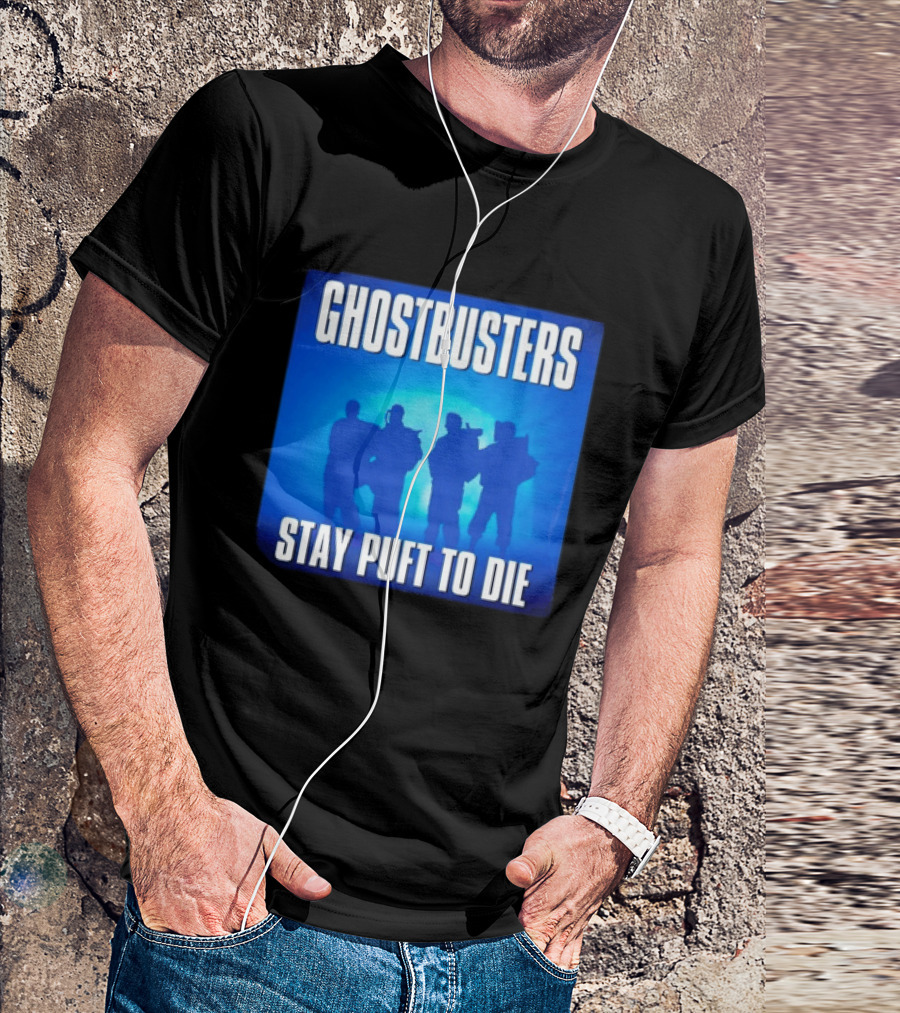 Ghostbusters Stay Puft To Die Marshmallow Man Classic Movie T-Shirt