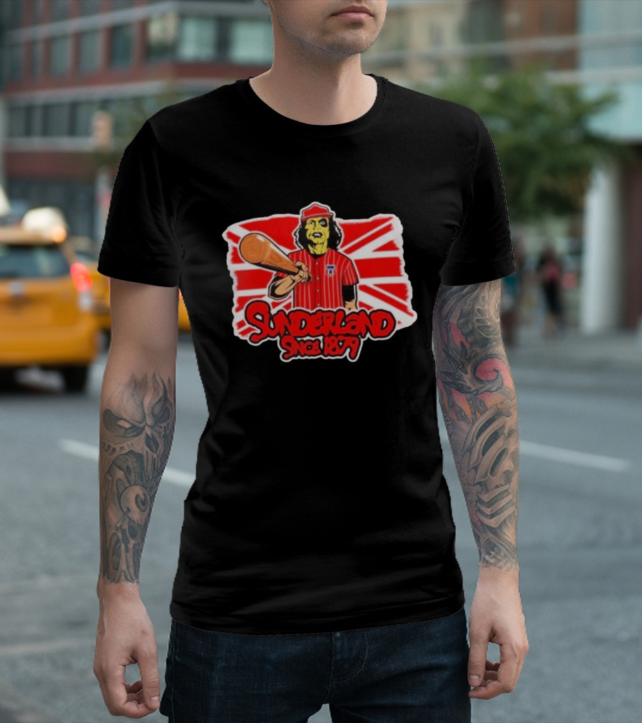 Sunderland Since 1879 Warrior Football Soccer Union Jack T-Shirt